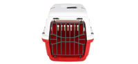 Cușcă de transport Kerbl Pet Expedion pentru câini și pisici - Crem/Burgund - 45x30x30 cm - Pentru câini de talie mică - Transporter din plastic 2