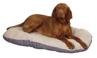 Pernă pentru câini Kerbl Pet Loneta, culcuș pentru animale de companie, bej/gri, 92x64 cm, lavabilă la 30°C, material rezistent din bumbac-poliester 1