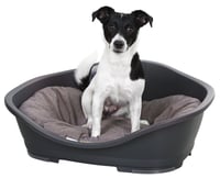 Pernă pentru câini Kerbl Pet Loneta, culcuș pentru animale de companie, bej/gri, 92x64 cm, lavabilă la 30°C, material rezistent din bumbac-poliester 2