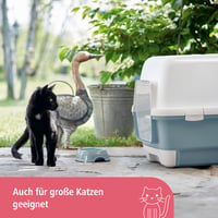 Kerbl Pet Stefanplast Cathy Confort WC za mačke s ladicom na izvlačenje i filtrom za neugodne mirise, 58x45x48 cm, plavo-bijeli 6