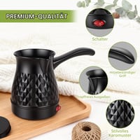 KERCAMKEL Električna posuda za topljenje voska za izradu svijeća, 500 ml, posuda s izljevom, set za izradu svijeća za početnike, za sapun 3