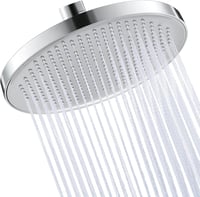 KES 10 Inch Kerek Zuhanyfej Anti-Mészkő Fúvókákkal Polírozott Króm 1