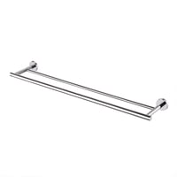 KES A2001S75 dvostruki držač za ručnike, nehrđajući čelik, 75 cm - srebrni 1