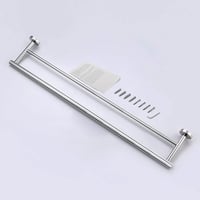 KES Dupla Fürdőszobai Törölközőtartó Rozsdamentes Acél SUS304 - 75 cm, Silver Colours 9