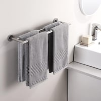 KES A2001S60 dupla törölközőtartó, SUS304 rozsdamentes acél - 60 cm 2