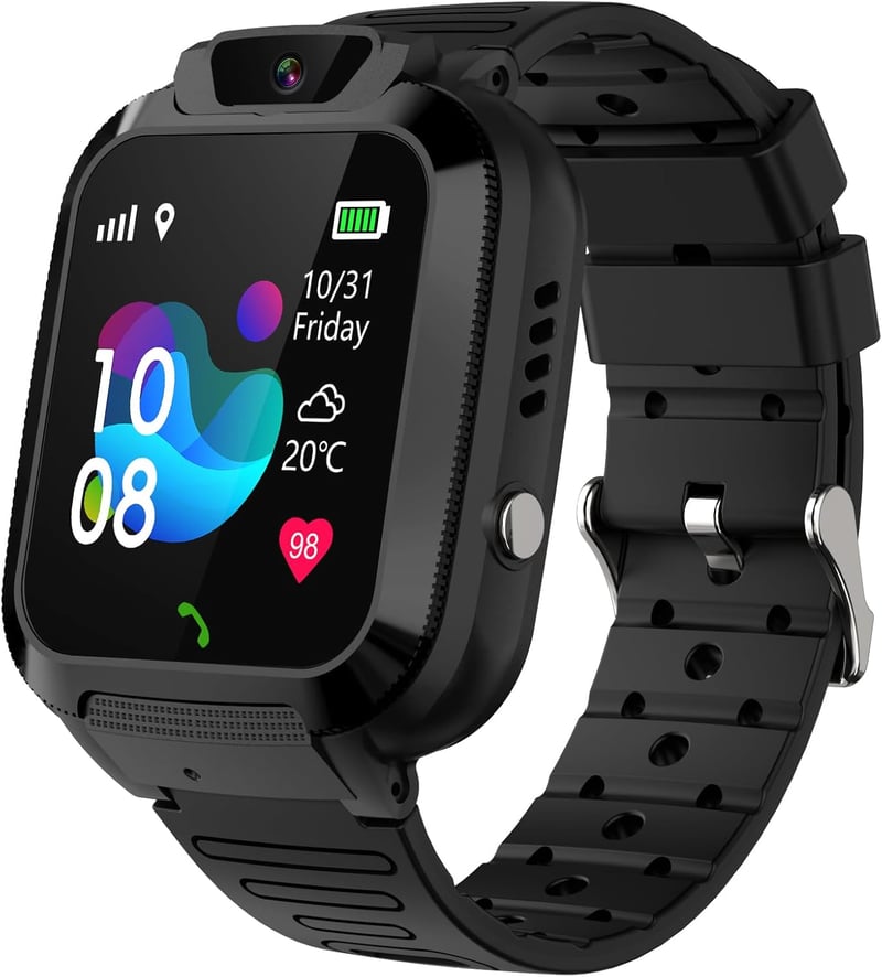 Kesasohe Gyerek Okosóra 4G GPS Telefonhívás Videohívás SOS Iskola Mód Fiúk Lányok Diák Ajándék Smartwatch