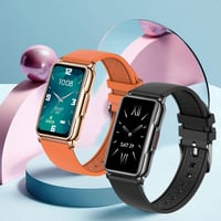 Ceas inteligent de damă Kesasohe, 1,47 inchi, rezistent la apă IP68, monitor fitness, auriu-roze, monitorizare puls, somn, SpO2, 124 moduri sport, compatibil Android și iOS 7
