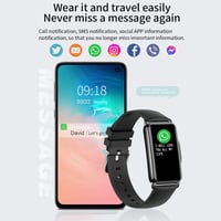Ceas inteligent de damă Kesasohe cu apel Bluetooth, ecran tactil, rezistent la apă IP67, monitorizare puls, somn și tensiune arterială, tracker de activitate compatibil cu iOS și Android 2
