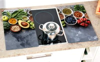 Sklenená doska na krájanie Kesper, 2 ks, 52x30 cm, Healthy Kitchen sivá 2