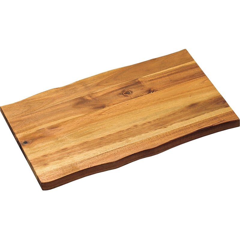 Kesper 28502 daska za rezanje i posluživanje od bagremovog drveta - smeđa - 45x27x2 cm