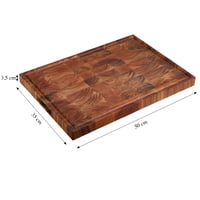 Kesper 29154 akácfa vágó- és faragódeszka - 50x35x3,5 cm 3