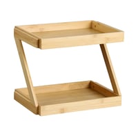 Kesper 58811 dvokatna kuhinjska polica od bambusa, FSC® certificirana, prirodna boja, 31 x 23 x 26 cm 1