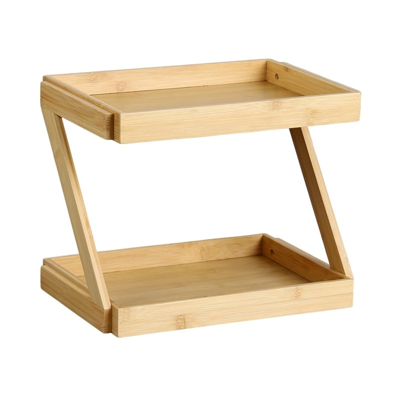 Kesper 58811 dvokatna kuhinjska polica od bambusa, FSC® certificirana, prirodna boja, 31 x 23 x 26 cm