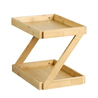 Kesper 58811 dvokatna kuhinjska polica od bambusa, FSC® certificirana, prirodna boja, 31 x 23 x 26 cm 5
