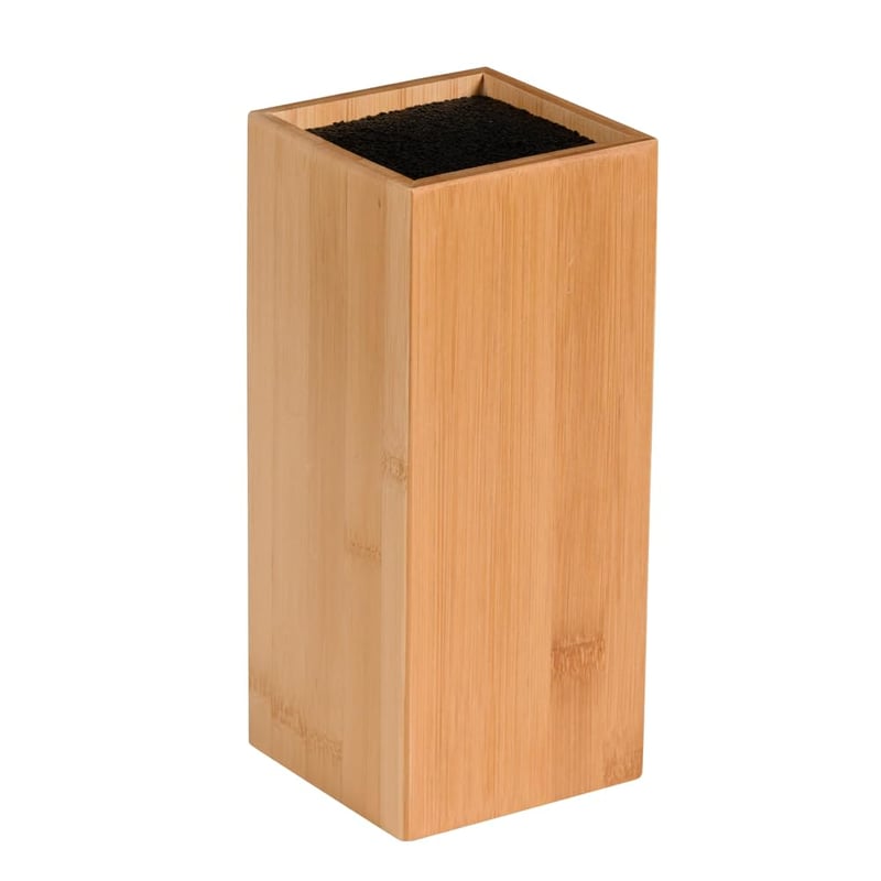 Kesper stalak za noževe od bambusa s uklonjivim plastičnim čekinjama, FSC® certificiran, 10x10x23 cm, bez noževa