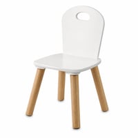 Detský stôl Kesper s 2 stoličkami, biely, MDF, stôl 55x55x45 cm, stolička 27,5x27,5x50,5 cm, detská nábytková súprava 4