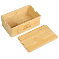 Kesper kutija za kruh s daskom za rezanje, FSC® certificirani bambus, 32 x 12,5 x 20 cm, daska 32 x 20 x 1 cm, 58583 5