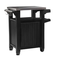 Masă laterală pentru grătar Keter BBQ Unity – grafit, blat din oțel inoxidabil, 70x54x90 cm, rezistentă la intemperii 1
