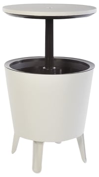 Keter Cool Bar kültéri hűtőpult 30 literes, 45 dobozos kerti bár asztal, 52x42x52 cm, barna 1