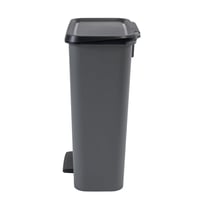 Coș de gunoi Keter Curver Compatta Duo 23L + 23L - Gri/Negru, recipient pentru colectare selectivă cu două compartimente 3