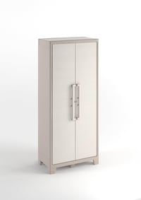 Vysoká plastová skriňa Keter Gulliver s 2 dverami - béžová - 80x44x182 cm 1