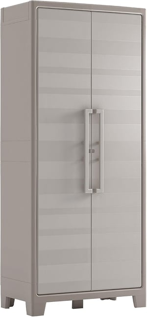Dulap de depozitare Keter Gulliver Multispace, rezistent la raze UV - bej - 80x44x182 cm