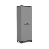 Keter Stilo ormar za odlaganje, 2 vrata, 3 police - tamnosiva/crna - 68x39x173 cm 1