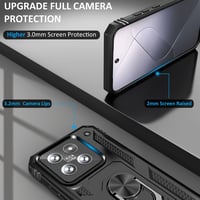 KETGII Xiaomi Mi 14 Pro Tok Ütésálló Fekete Tartóval 2