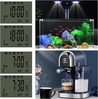 KETOTEK digitális programozható időzítő aljzat 16A 3600W energiatakarékos 5