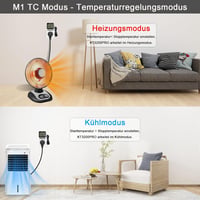 KETOTEK Digitális Termosztát Konnektor Napi Éjszakai Időzítővel 230V Hőmérséklet Szabályozó Szenzorral Terrárium Hüllő Keltetőhöz 5