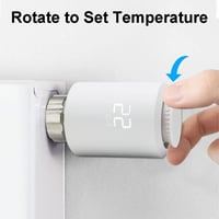 KETOTEK Okos Radiátor Termosztát WiFi Zigbee Kezdő Szett Hub-bal, Programozható Fűtés Szabályozó Alexa Kompatibilis Smart Life App 4