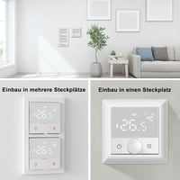 KETOTEK WiFi okos termosztát kazánhoz padlófűtéshez Alexa kompatibilis 4