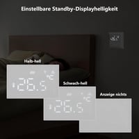 KETOTEK WiFi okos termosztát kazánhoz padlófűtéshez Alexa kompatibilis 6