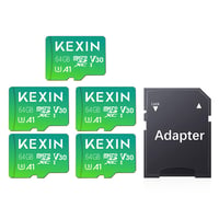 KEXIN Micro SD kartica 64 GB, U3 V30 A1, sa SD adapterom - zelena, 5 kom. 1