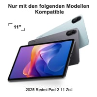 Xiaomi Redmi Pad 2 és Pad SE 11 colos billentyűzetes tok RGB háttérvilágítással - Fekete 2