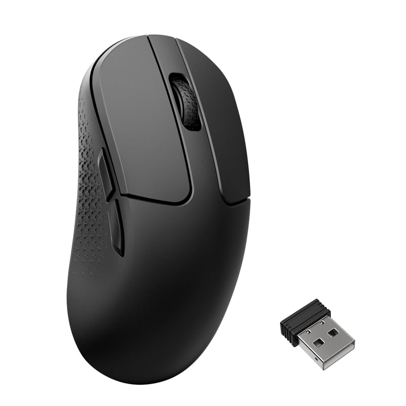 Bezdrôtová herná myš Keychron M3 Mini - PixArt 3950, 30000 DPI, 8000 Hz, Bluetooth 5.3, 55 g, Windows/macOS/Linux - Čierna