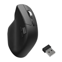 Bezdrôtová myš Keychron M6 Silent, 2,4 GHz a Bluetooth 5.3, 30000 DPI, snímač PixArt 3950, výdrž batérie 120 hodín, programovateľná herná myš pre PC, Mac, notebook – čierna 1