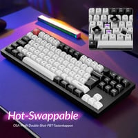 Bezdrôtová mechanická klávesnica Keychron Q3 HE, 80 % TKL ISO DE rozloženie, celokovové telo, 2,4 GHz, Rapid Trigger, QMK, magnetické spínače Gateron, Mac a Windows 6