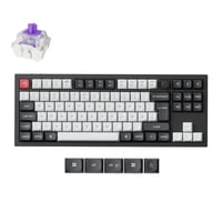 Bezdrôtová mechanická klávesnica Keychron Q3 HE, 80 % TKL ISO DE rozloženie, celokovové telo, 2,4 GHz, Rapid Trigger, QMK, magnetické spínače Gateron, Mac a Windows 1