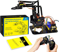 KEYESTUDIO 4 tengelyes robotkar szervomotorokkal Arduino programozható gyerekeknek 1