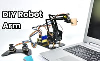 KEYESTUDIO 4 tengelyes robotkar szervomotorokkal Arduino programozható gyerekeknek 5