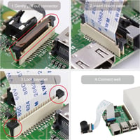 KEYESTUDIO 5MP Éjjellátó Kamera Modul Széles Látószögű Lencsével Raspberry Pi 3 b+/2/3 Modellekhez - Mikroszámítógép Kiegészítő 6