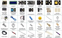 KEYESTUDIO Arduino Napkövető Elektronikai Készlet - Hőmérséklet és Páratartalom Érzékelővel, BH1750 Fényérzékelővel - Programozási Oktatóját 6