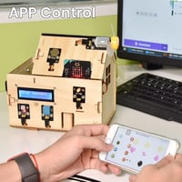 KEYESTUDIO BBC Micro:bit V2.2 IoT okosotthon készlet MakeCode és Python programozáshoz 2