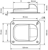 KeyMet Ajtórögzítő és Padlóütköző (1, 120) 3