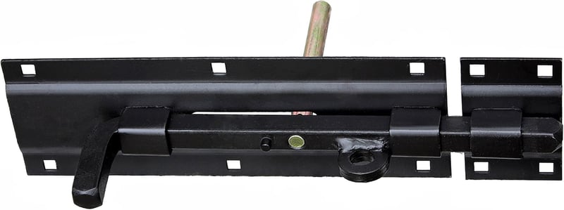 KeyMet Ajtózár 230mm Fekete Fém Alumínium Acél