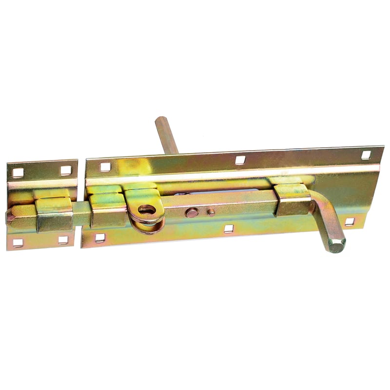 KeyMet dvostrani zasun 230 mm - žuto pocinčani