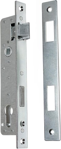 KeyMet Mortise Zár 90/20 Bal/Jobb Horganyzott Keretes Zár 1