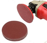 Keyohome 12 részes 5" csiszolókorong készlet fúrógéphez és forgószerszámokhoz, csiszolópaddal és szárral, finom 240-es szemcsézettel 3