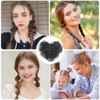 KEYRI 3000 ks mini gumičiek do vlasov pre dievčatá, čierne elastické gumičky na zapletanie, do copu a na svadobné účesy 7